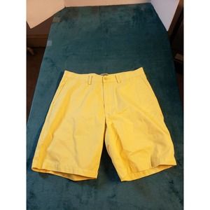 Polo Ralph Lauren Shorts Mens Yellow Sz 34 Bermuda Casual Comfort Cotton Preppy